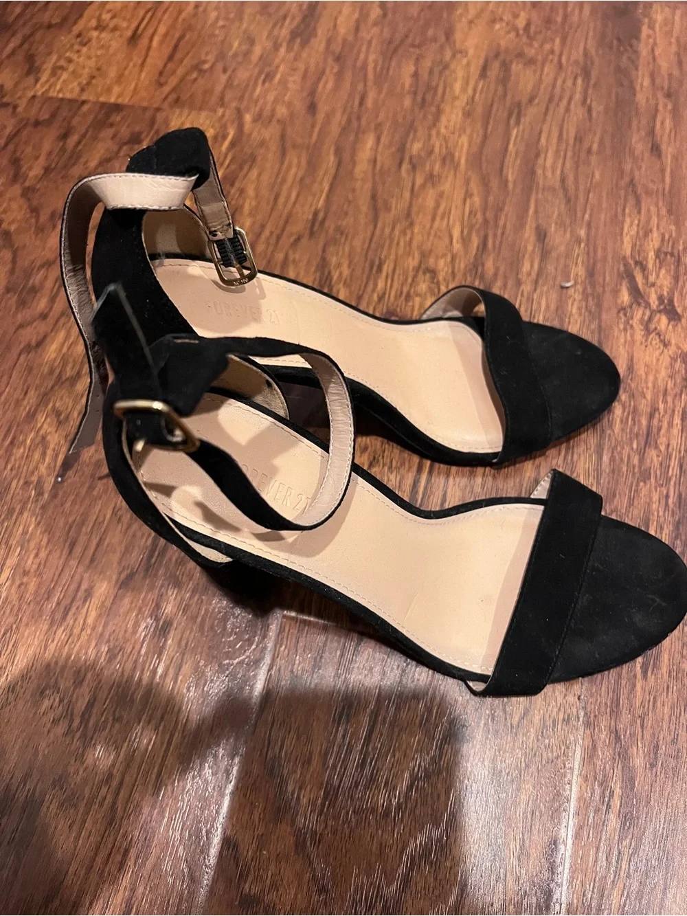 Classic Black Ankle-Strap Women's Sandals
